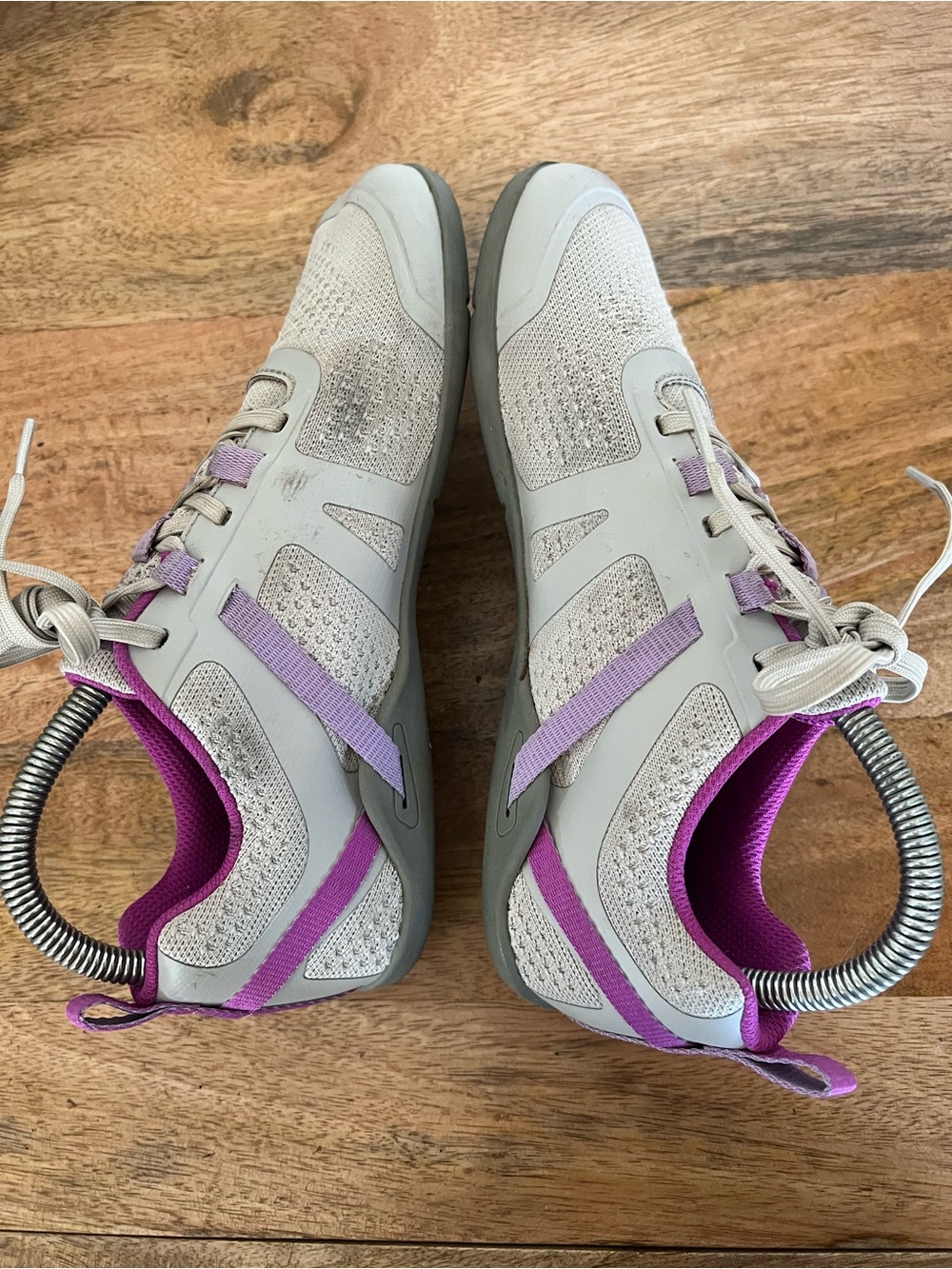 Xero Shoes Prio Neo Performance Barefoot Sneakers Gray Purple Hiking Women's Sz8 - Picture 6 of 11